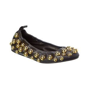 Isabel Marant Belna Leather Ballet Flat, Black